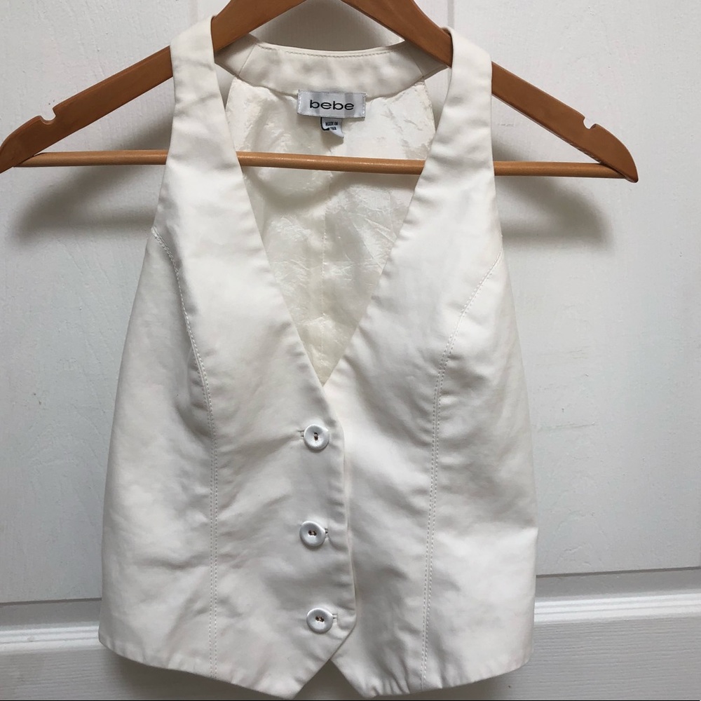 Winter white Bebe vest